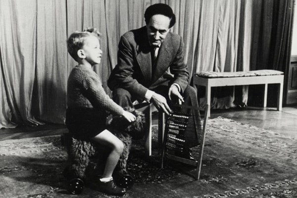 Quasimodo con il figlio Alessando