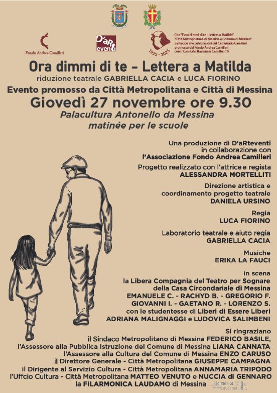 Celebrazione del centenario di Camilleri
 Palacultura Antonello da Messina
27/11/2025 ore 9,30